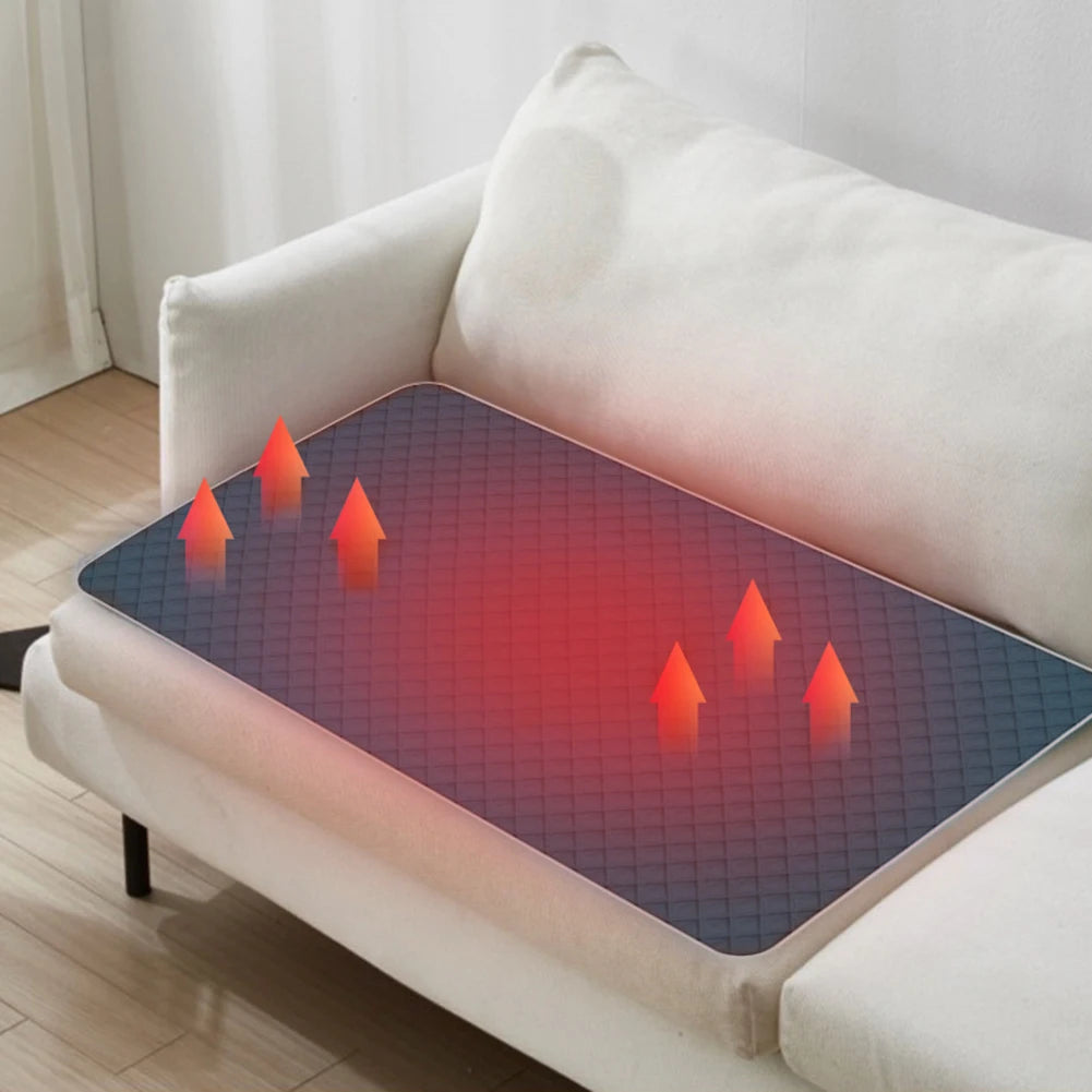 WarmSeat Portable Heated Seat Cushion - 3 Heat Levels, USB Powered (Hunting, Stadium, Camping)