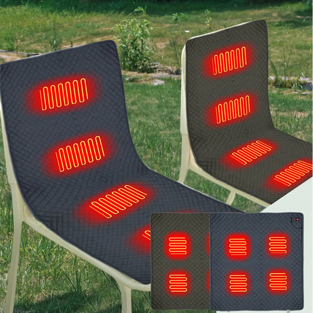 Heated Outdoor Camping Chair Mat - Image 2