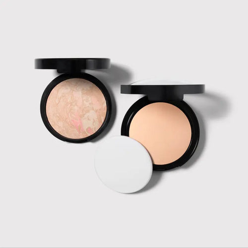 Laura Geller Light and Full Coverage Kit (2 PC) - Matte and Natural Finish Makeup - Powder Foundation Makeup for Mature Skin $76 Value